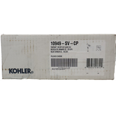 Kohler 10949-SV-CP Tripoint Touchless Toilet Flushometer 1.28 Polished Chrome