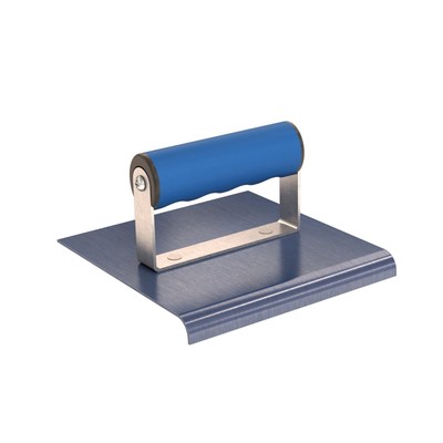 Bon 22726 Edger Blue Steel 6in. X 6in. 3/8in. Radius 1/2in. Lip Comfort Grip Han