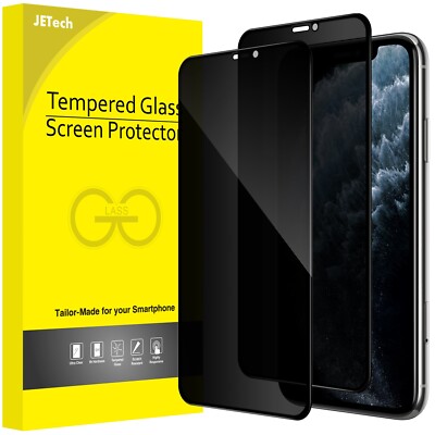 Privacy Full Coverage Screen Protector for iPhone 11 Pro Max/XS Max, 2-Pack