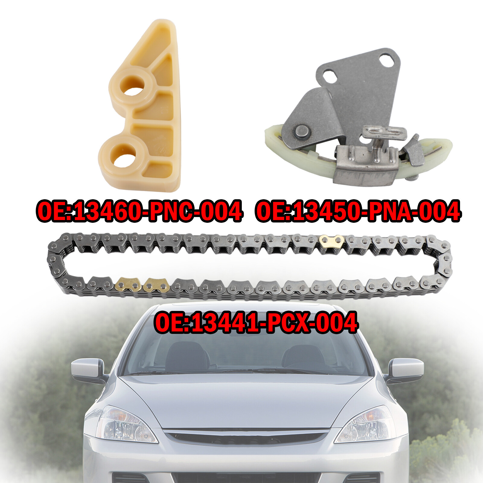 Pump Chain Tensioner Guide Kit For Honda Type R 13441-pcx-004 13460pnc004