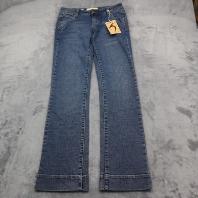 J Star Pants Womens 5 Blue Low Rise Flat Front Straight Leg Casual Jeans