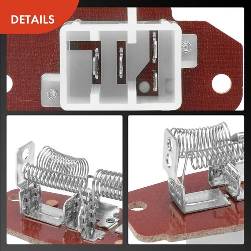 Front HVAC Blower Motor Resistor Kit for Ford E-150 250 350 450 550 Super Duty