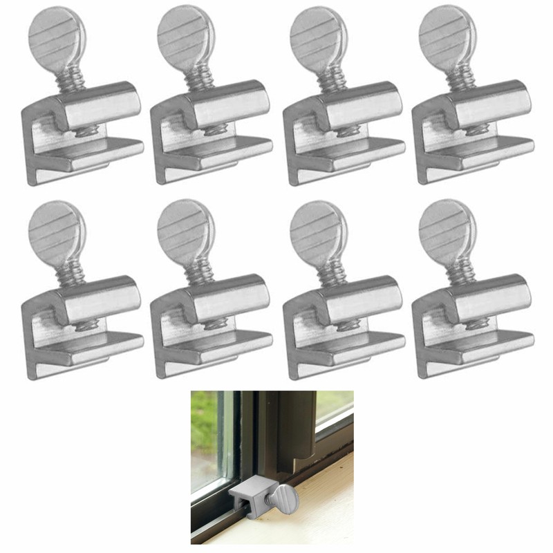 8 Pc Sliding Window Locks Easy Installation High Security Home