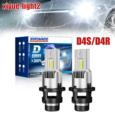 D4S D4R LED Headlight Bulbs White 30000LM Super Bright HID Xenon Conversion Kit