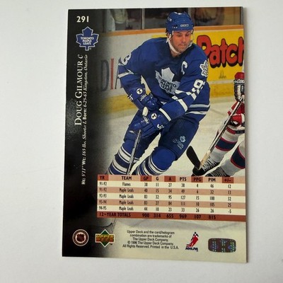 1995 Upper Deck Hockey #291 Doug Gilmour Electric Ice