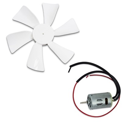 RV Vent Motor with Fan Blade 12 Volt Home Bathroom, Mobile Home RV Motor Exhaust