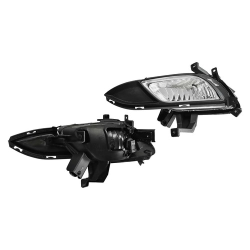 For 2014 2015 2016 Kia Forte Fog Lights & Bezels Trim Lamp Assembly Pair W/Bulbs