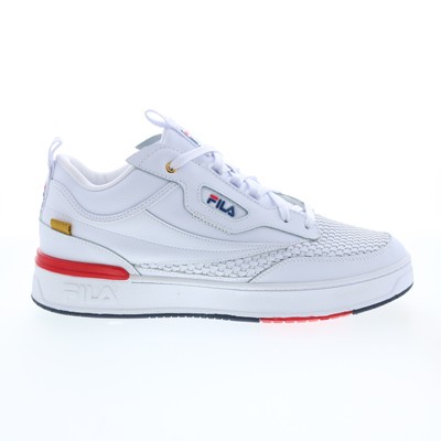 

Fila T-1 Mid Saga 1FM01738-125 Мужские белые кожаные кроссовки Lifestyle Обувь, Белый, Fila T-1 Mid Saga