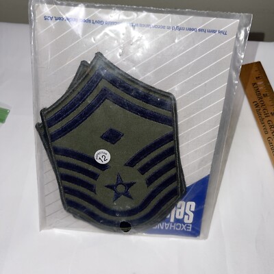 USAF Senior Master Sergeant with Diamond E8 Serving as First Sergeant Patch