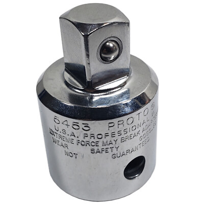PROTO  Tools 5453, 3/4'' Female to 1/2'' Male Socket Drive Adapter J5453 PROTO USA