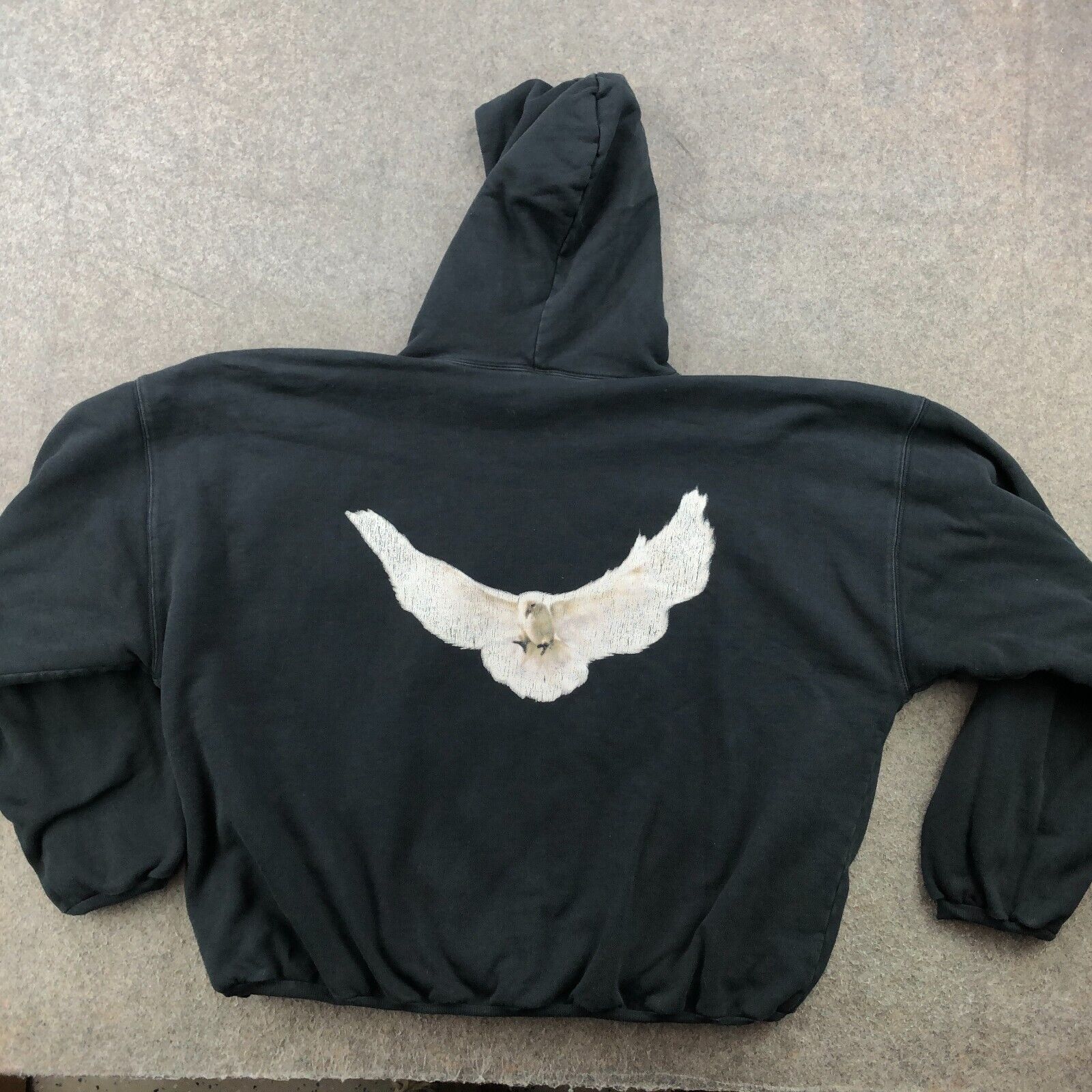 Yeezy Gap Balenciaga Dove Hoodie Men Medium Black Oversized Yeezy Gap Balenciaga Dove Hoodie Men Medium Black Oversized