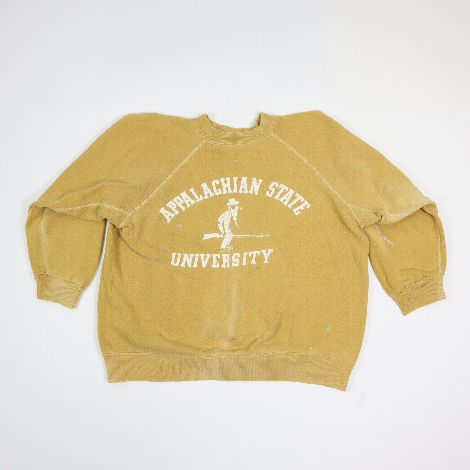 Vintage 60s Appalachian State University Sweatshirt Sun Fade Vintage 60s Appalachian State University Sweatshirt Sun Fade