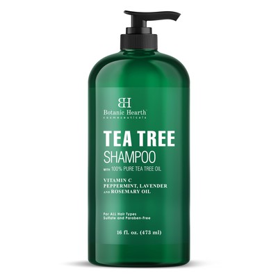 Botanic Hearth Tea Tree Shampoo, Vitamin C, Peppermint, Lavender and Rosemary...