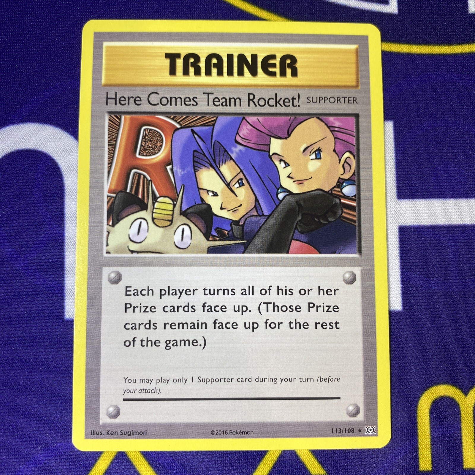 ポケモンカードゲーム Here Comes Team Rocket! psa10 PSA10] Here Comes Team Rocket! PROMO 278/XY-P (Used