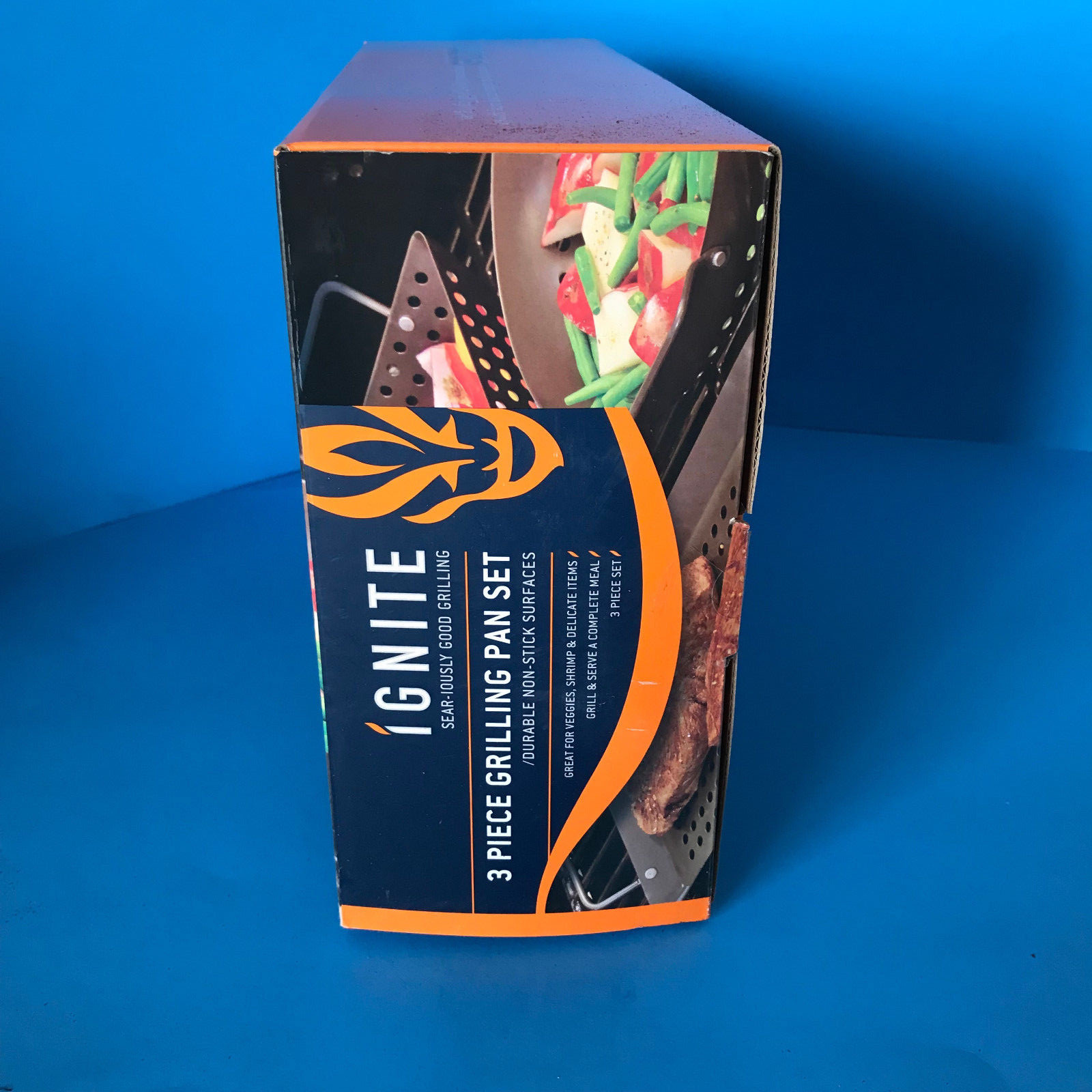 Ignite 3 Piece Non Stick Grill Topper Set