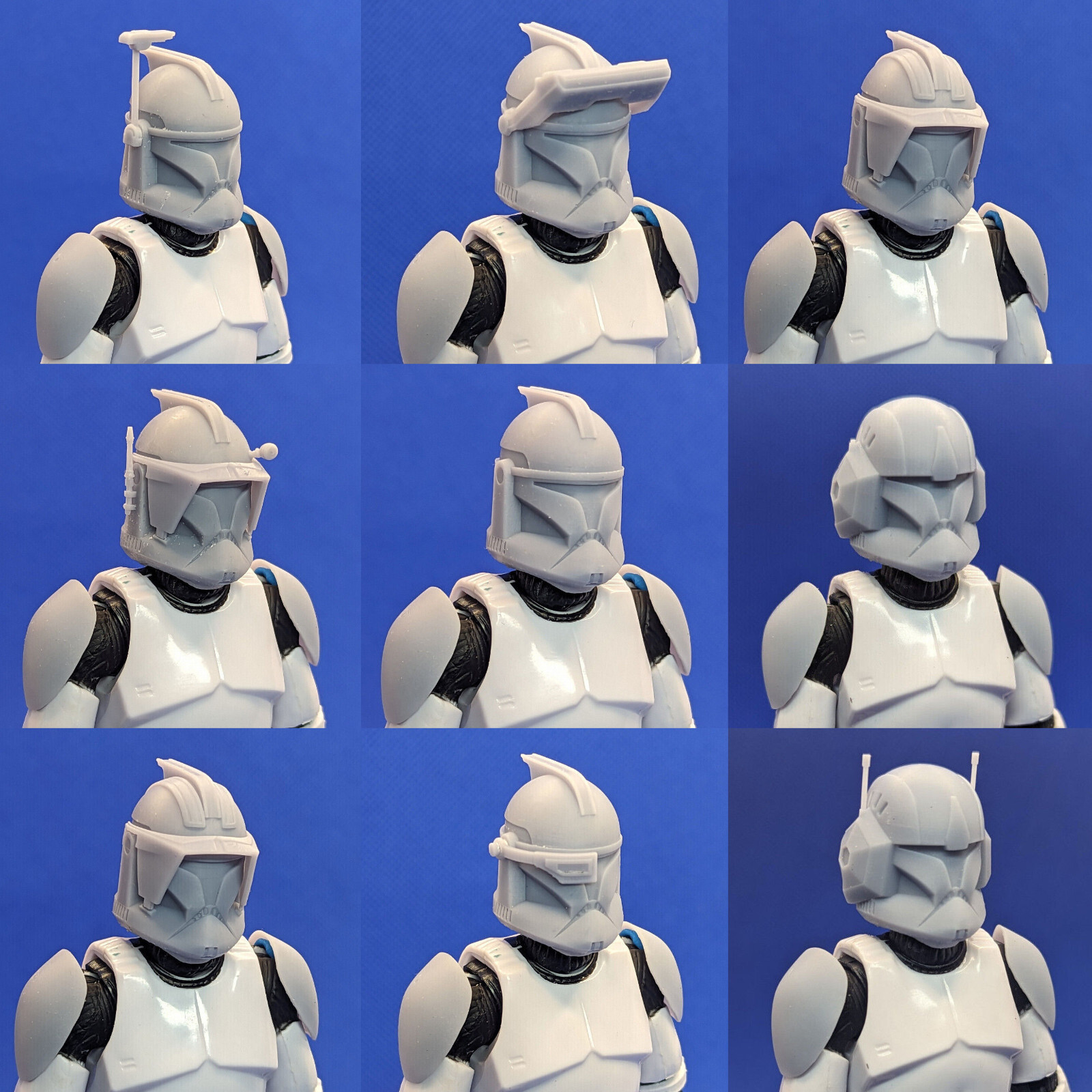 Star Wars Clone Trooper ATOC Phase 1 helmets Black Series Star Wars Clone Trooper ATOC Phase 1 helmets Black Series