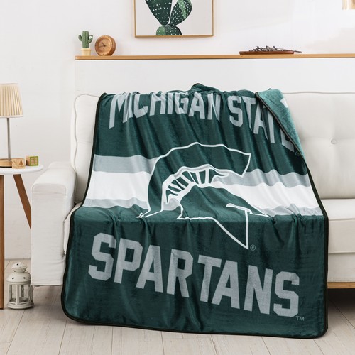 Плед-одеяло Northwest NCAA Michigan State Spartans Singular Silk Touch, 45x60