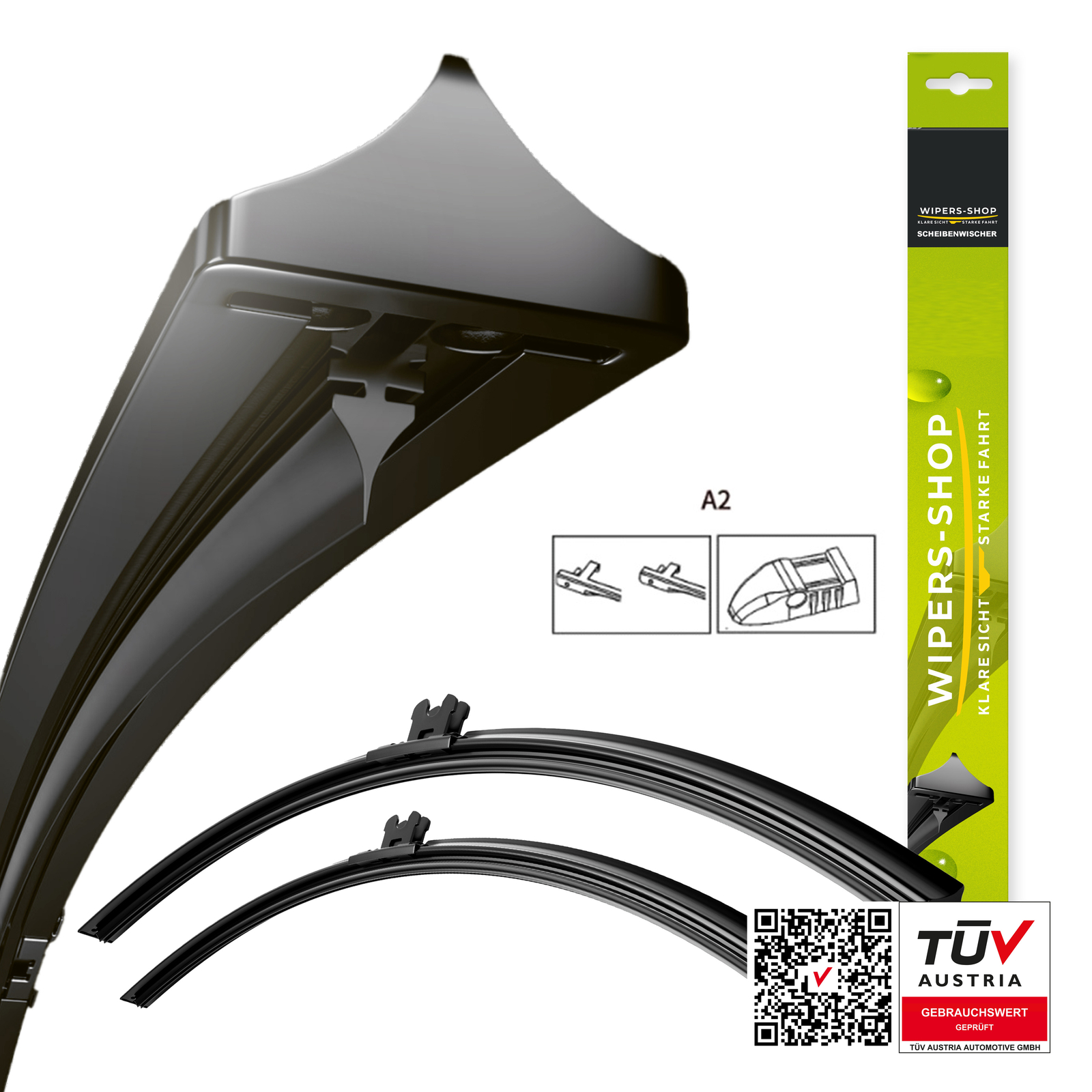 Scheibenwischer für BMW Serie 5 (F10) Set für Frontscheibe Basic Action B1226