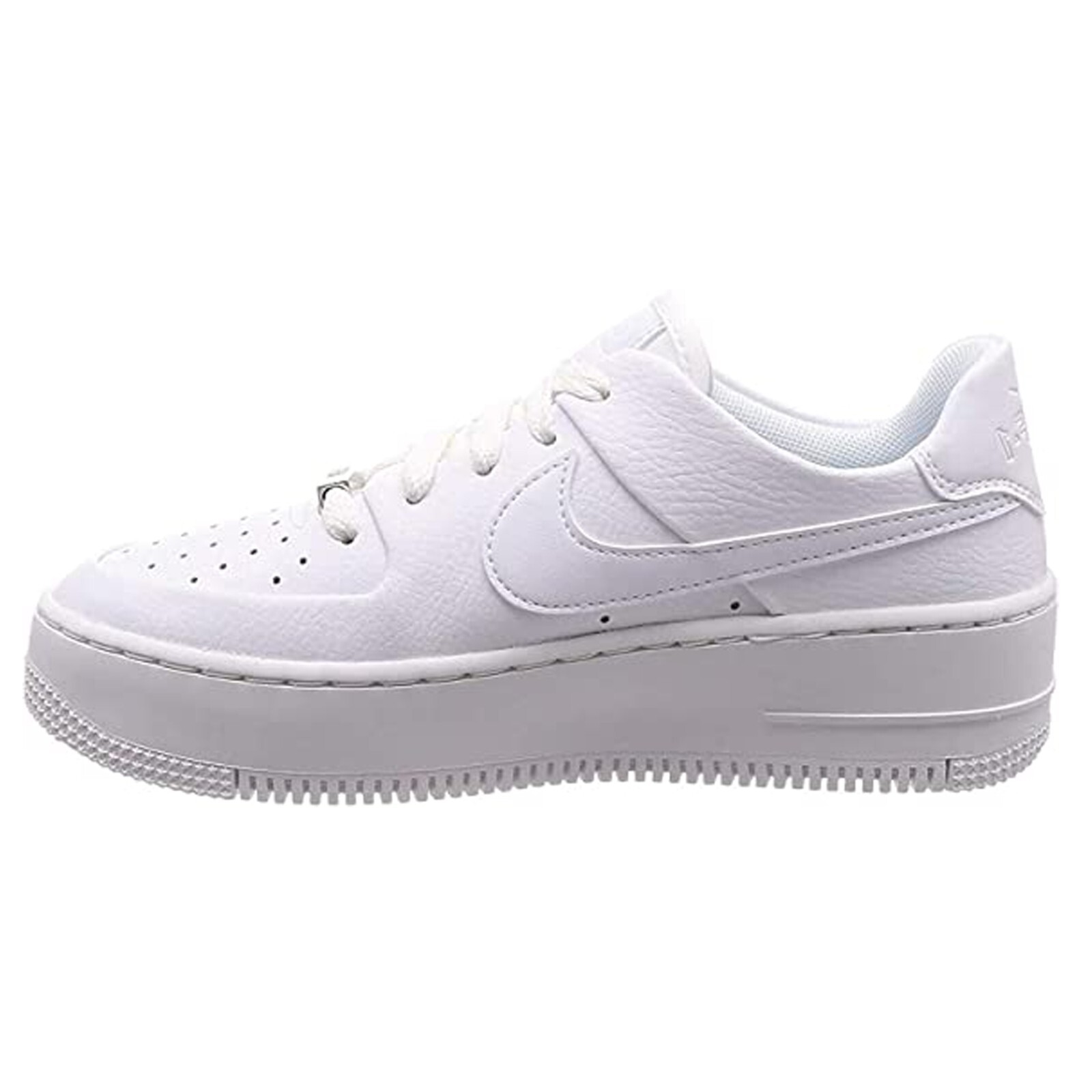 Pre-owned Nike Air Force 1 Sage Low Trainers Women's Shoe In Box In White