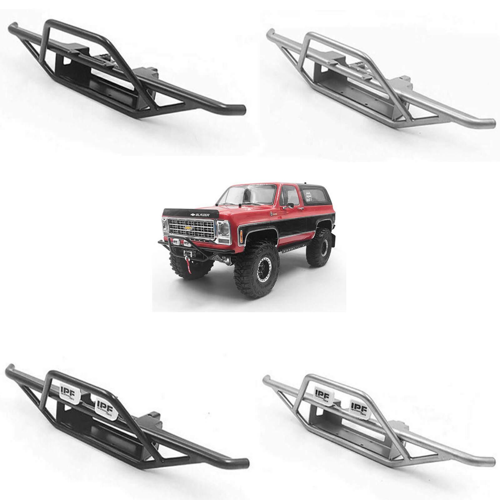 Metal Front Bumper Guard for Traxxas TRX4 RC4WD K5 BLAZ-ER