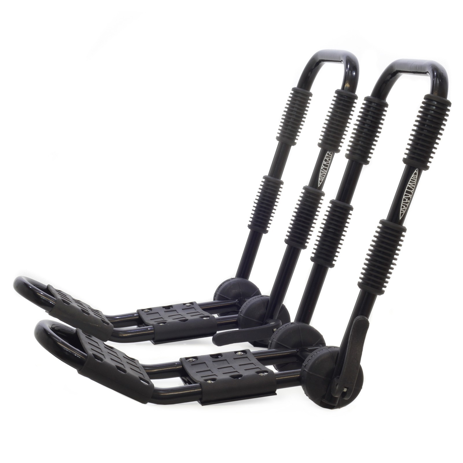 Folding Heavy Duty Kayak Roof Rack Double J Bars Canoe 