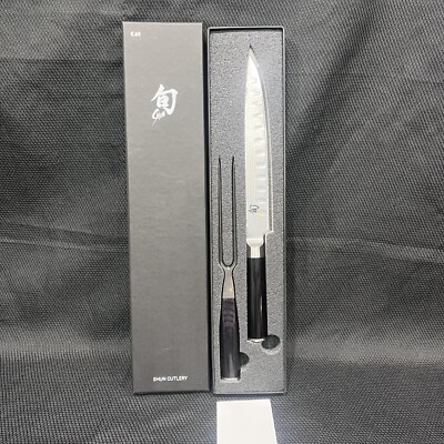 Shun Classic 2-Piece Carving Set   9  Knife & 6.5  Fork