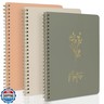 ZICOTO Aesthetic Spiral Notebook Set of 3 For Women - Cute College Ruled 8x6 Journal/Notebook with Large Pockets And Lined Pages - Perfect Supplies to Stay Organized at Work or School