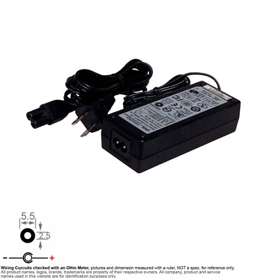 Power Adapter AC DC 5525 12Vdc DC12V 12V 5.0A 5A DVE DSA-60W-12 1 60