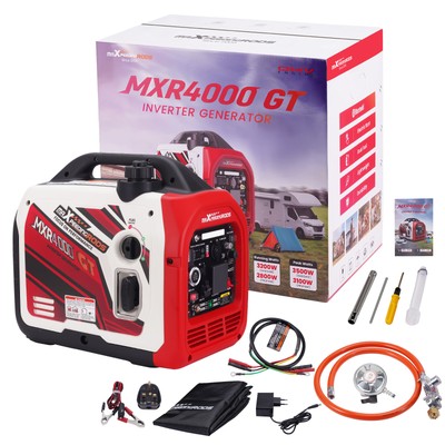 Portable Inverter Generator 3200W Petrol/LPG App Start For Camping Outdoor