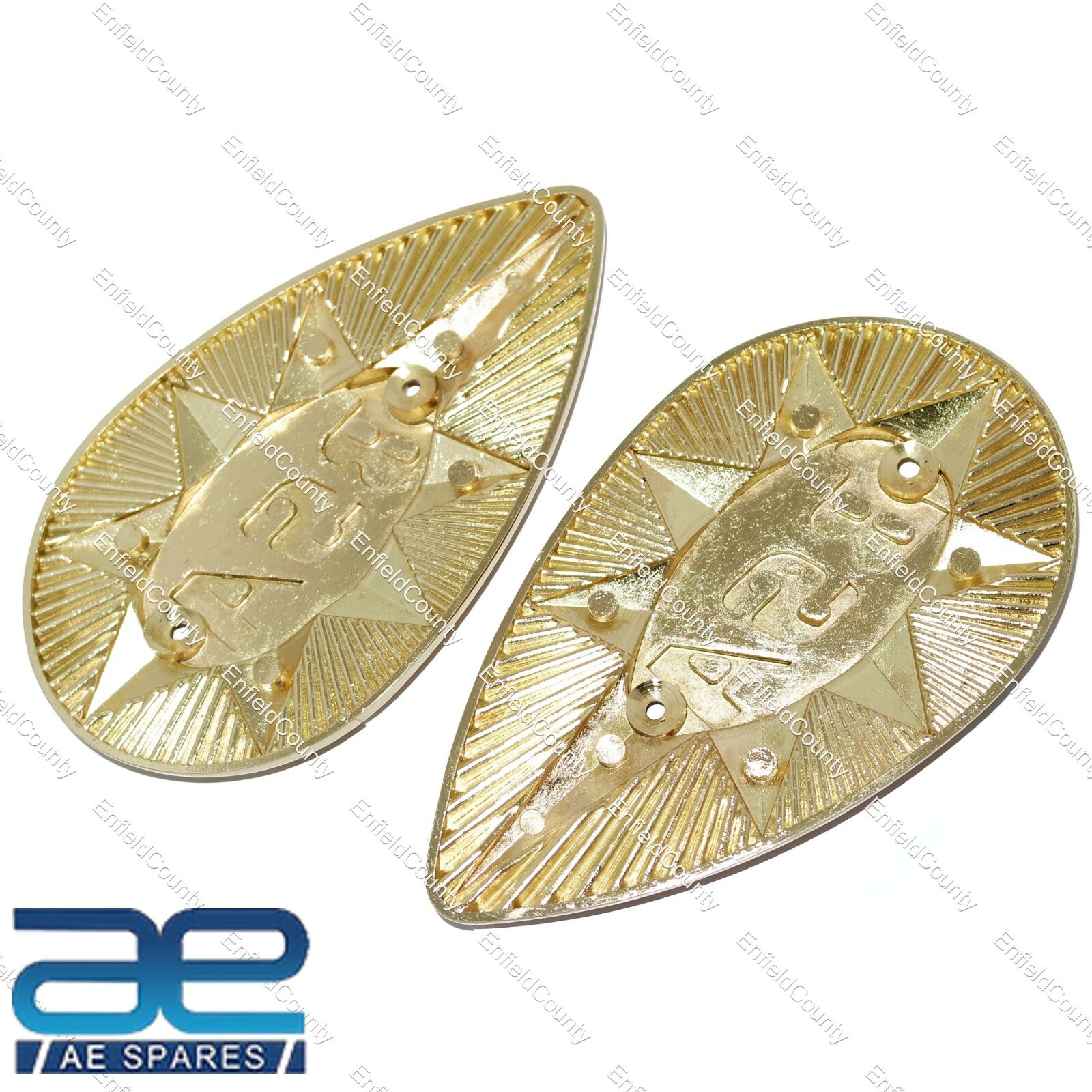 For BSA Petrol Tank Badges B25 B44 A50 A65 1968-70 82-9695 82-9696 