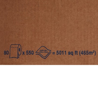 Scott Essential 2-Ply Bathroom Toilet Tissue Paper Rolls White 80 Rolls 04460