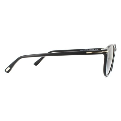 Pre-owned Tom Ford Sunglasses Andrea Ft0539 01b Black Gray Gradient