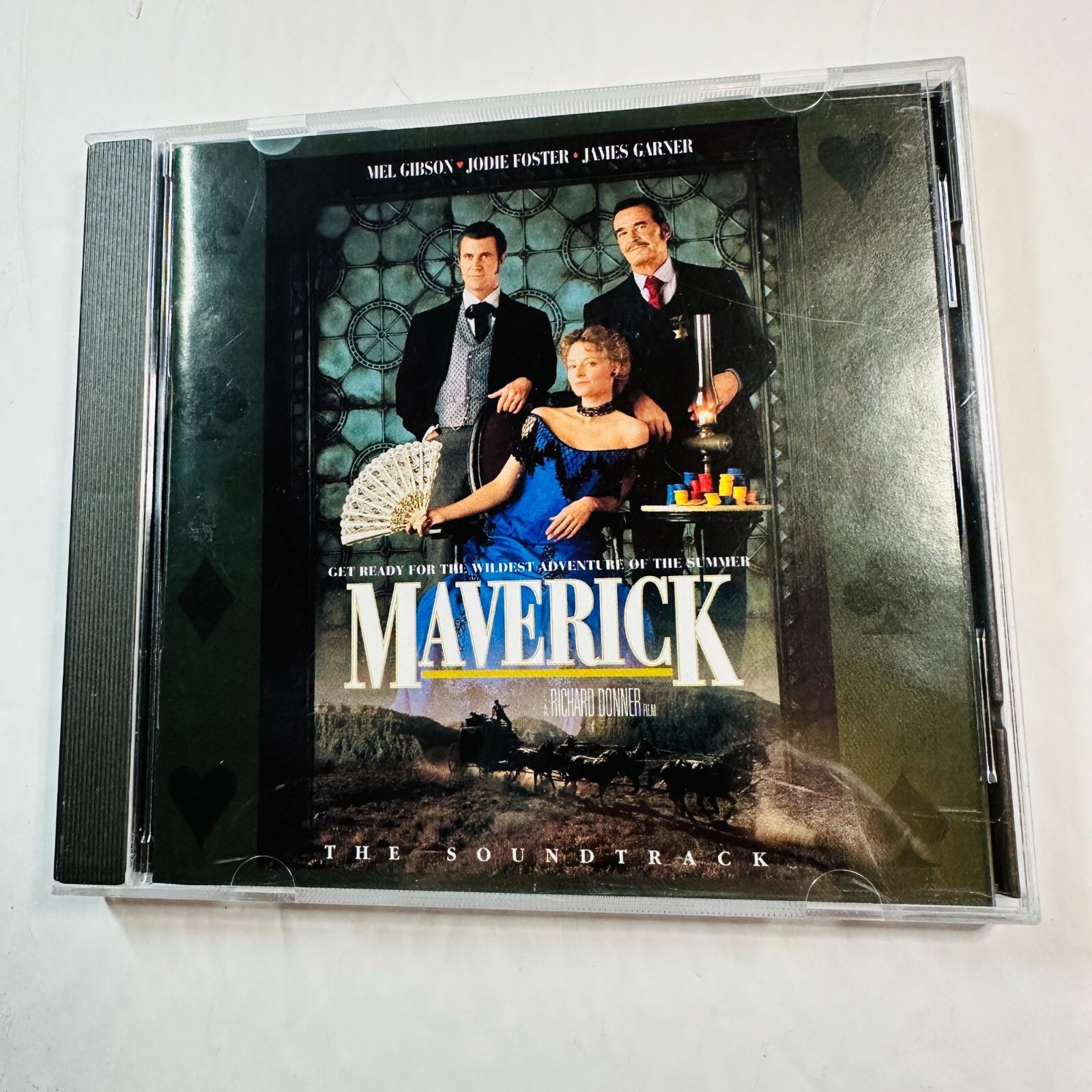 Maverick Soundtrack CD Featuring Mel Gibson Jodie Foster James Garner 1994
