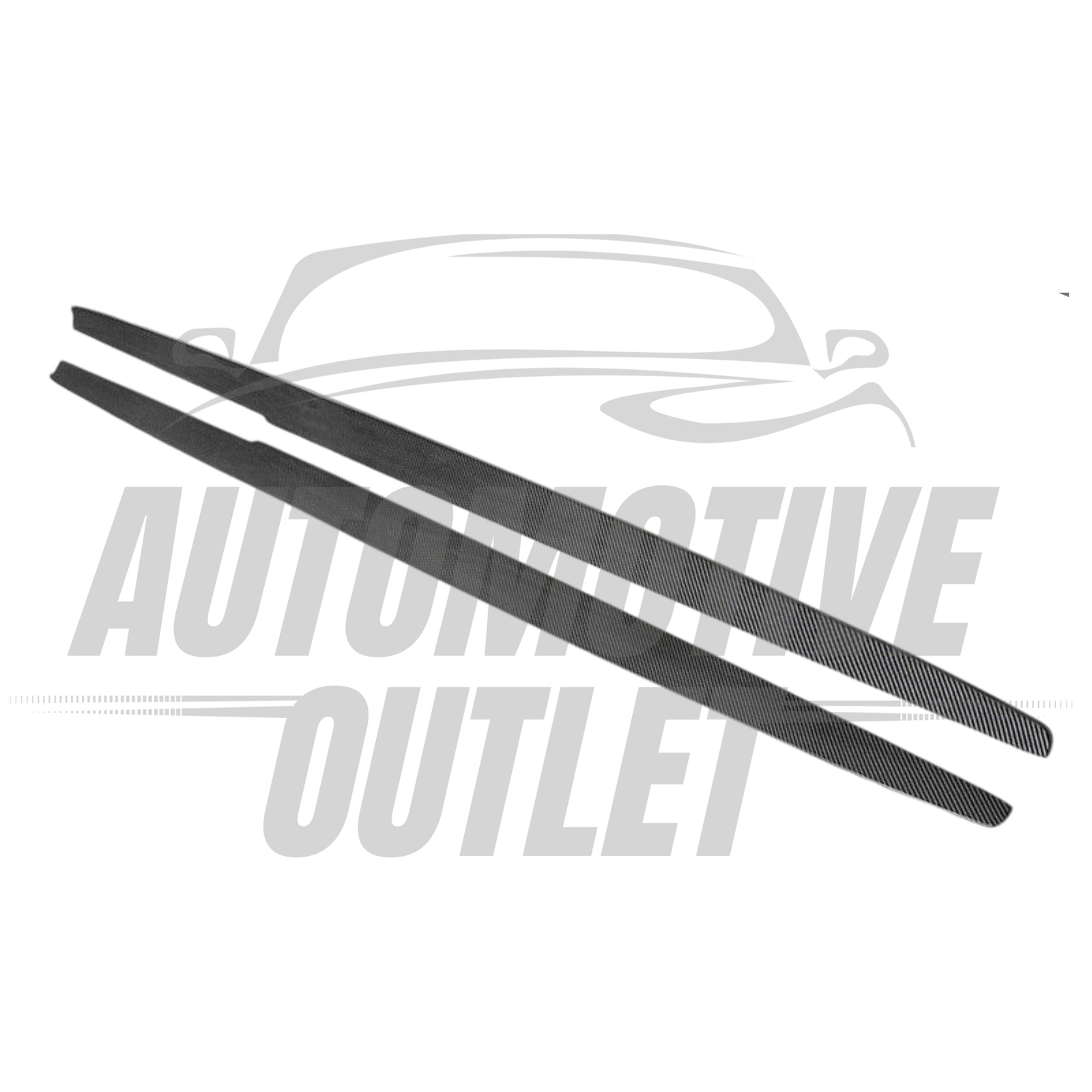 SIDE SKIRTS EXTENSION BLADES M SPORT CARBON LOOK FOR BMW 3 SERIES F30 F31 3