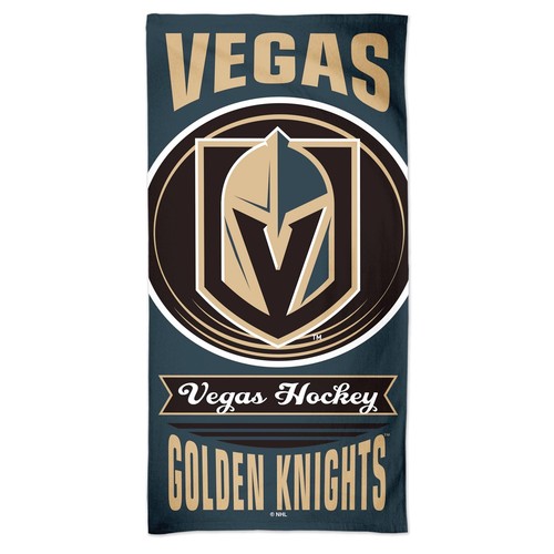 NHL 100% Cotton Prime Vegas Hockey Beach Towel 60" x 30" (Vegas Golden Knights)