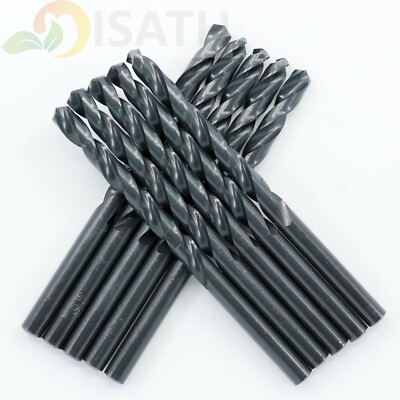 10PCS 3/16'' HSS M2 Drill Bit Set Black Oxide Twist Drill Bits for Metal Tools