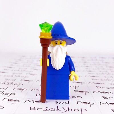 LEGO Castle Majisto Wizard w Crystal Staff from set: 10305 Lion Knights Castle