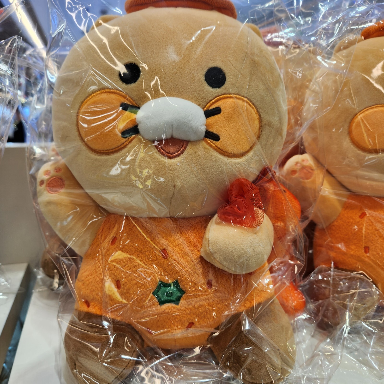 【KAKAO FRIENDS】済州 JEJU★Tangerine mini keyring [Apeach] Kakao Friends - Jeju Edition Apeach Tangerine Box Keychain