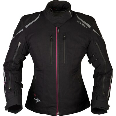 Modeka Takuya Lady Gr. 38 Damen Motorrad Jacke wasserdicht Protektoren schwarz