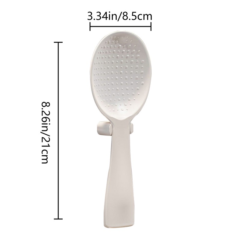 Rice Serving Spoon Rice Cooker Serving Mixing Spatula with Magnetic Rack clean