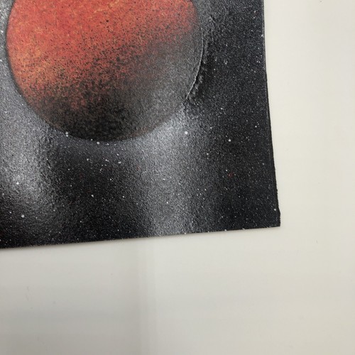 (Brand-New) Space Spray Paint Art Original Signed Poster-board