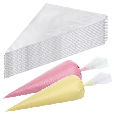 400 Pcs Disposable Piping Bags 12inch Anti-Burst Pastry Bags Tipless Icing Pi...