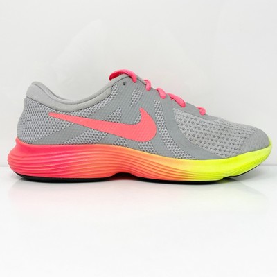 

Nike Boys Revolution 4 AR2417-001 Серые кроссовки для бега, размер 6 лет, Серый, Revolution 4