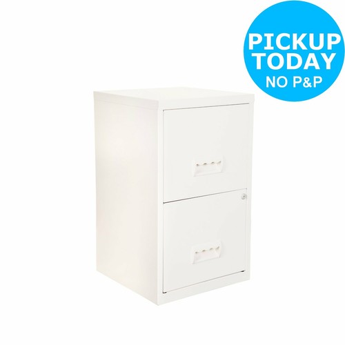 Pierre Henry A4 2 Drawer Combi Filing Cabinet Silver White Ebay