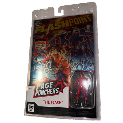 DC McFarlane Toys Page Punchers Comic FLASHPOINT #1 THE FLASH 3.75'' Fig Foil!