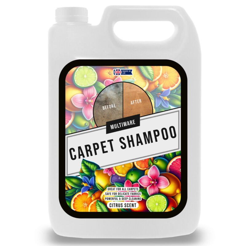 Carpet Shampoo Cleaner Pet Magic Citrus Deodoriser Vax Machine Solution 5 Litres