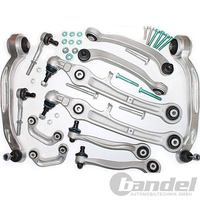 QUERLENKER SATZ SET KOMPLETT AUDI A6 4F KOMPLETT 12 TEILIG + SCHRAUBENSATZ VORNE