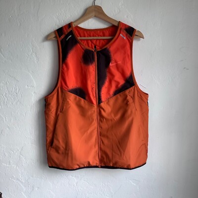 Nike Sportswear Mens Therma-Fit Repel Wild Run Synthetic-Fill Vest Reversible M