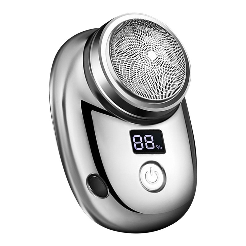 Travel Electric Shaver USB Rechargeable Razor Beard Trimmer With Digital Display