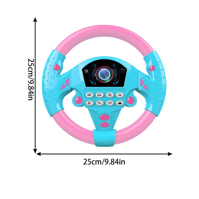 Electric Steering Wheel Toy Baby Steering Wheel Copilot Toy Baby Educational Toy